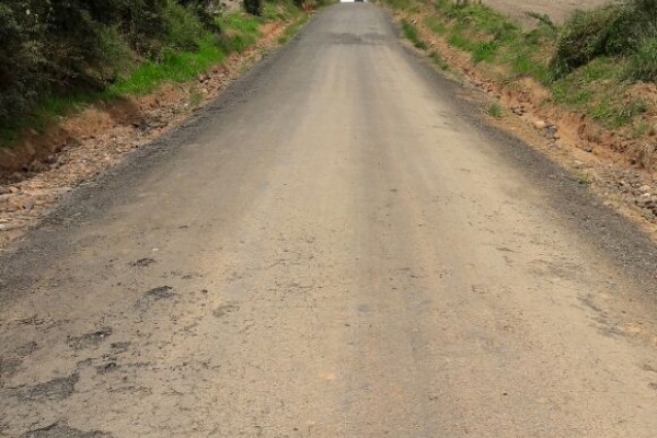 Reparação estrada Taió