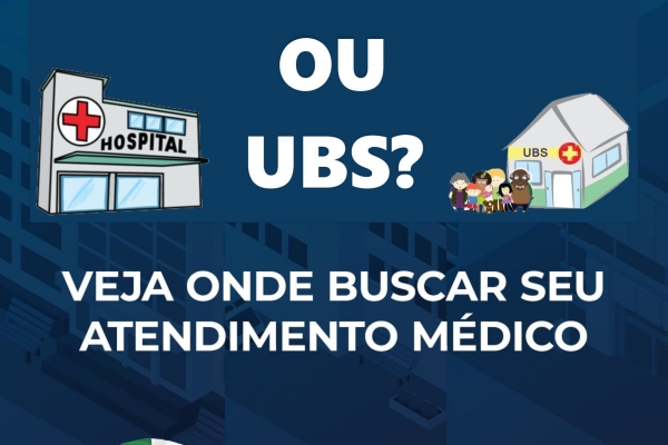 ENTENDA QUANDO PROCURAR AS UNIDADES BÁSICAS DE SAÚDE (UBS) OU HOSPITAL MUNICIPAL DE IPIRANGA (HMI).