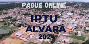 Pague seu IPTU e ALVARÁ online.