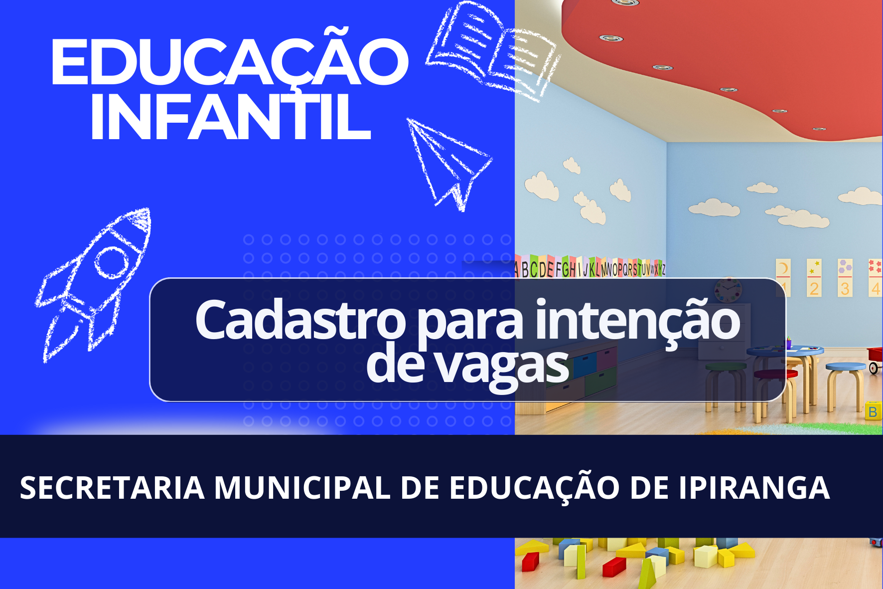 DOCUMENTOS PARA REALIZAÇÃO DO CADASTRO PARA INTENÇÃO DE VAGA