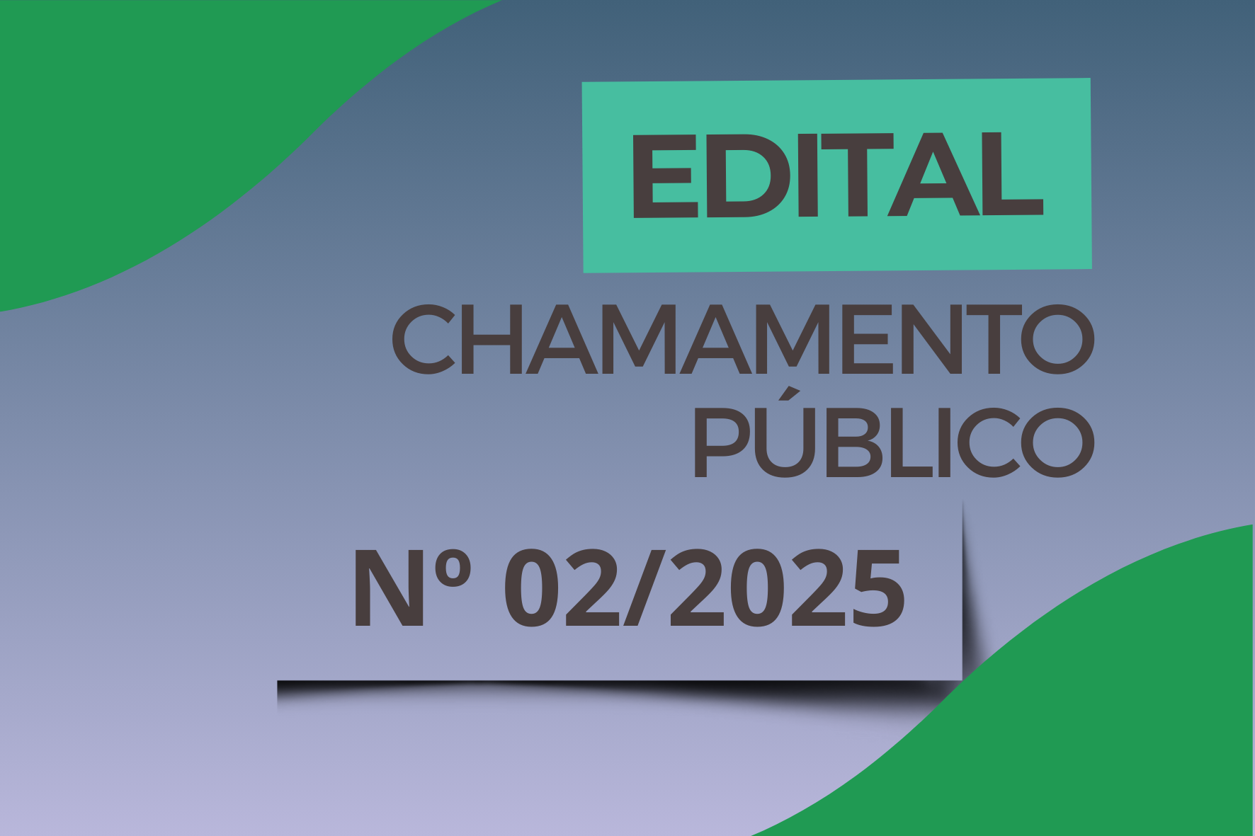 EDITAL DE CHAMAMENTO PÚBLICO N°. 02/2025