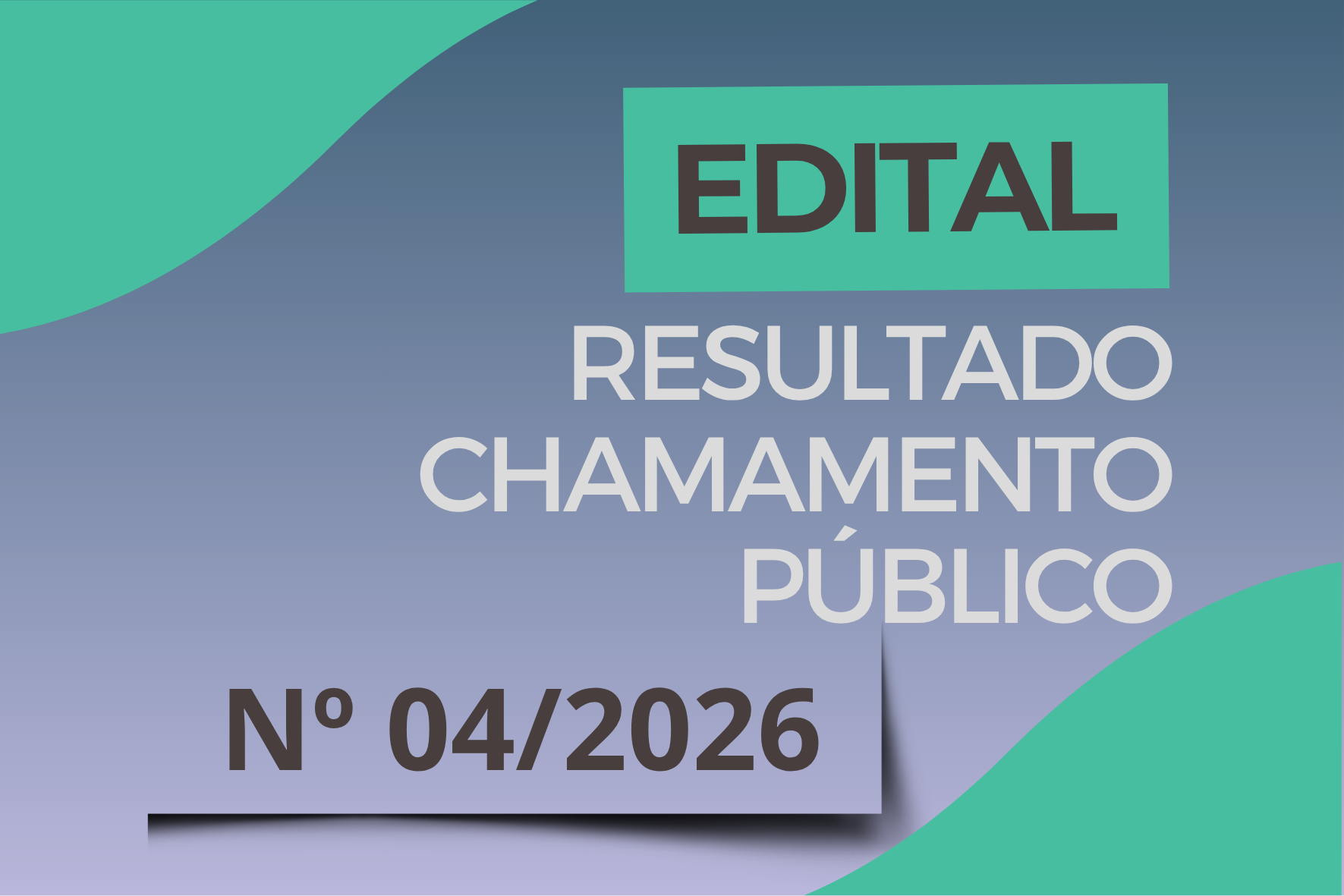 Resultado Edital de chamamento público nº 04/2026 – SORTEIO 01