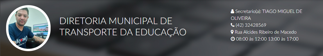 Imagem destacada - DIRETORIA MUNICIPAL DE TRANSPORTE DA EDUCAÇÃO